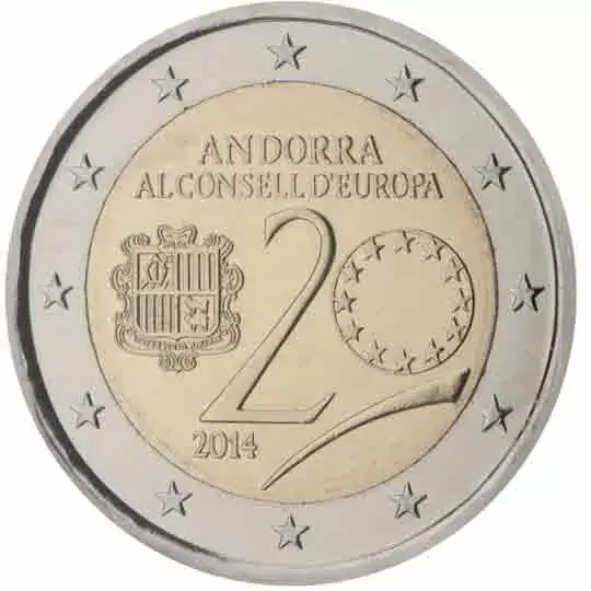 2 Euros Comemorativos 2014