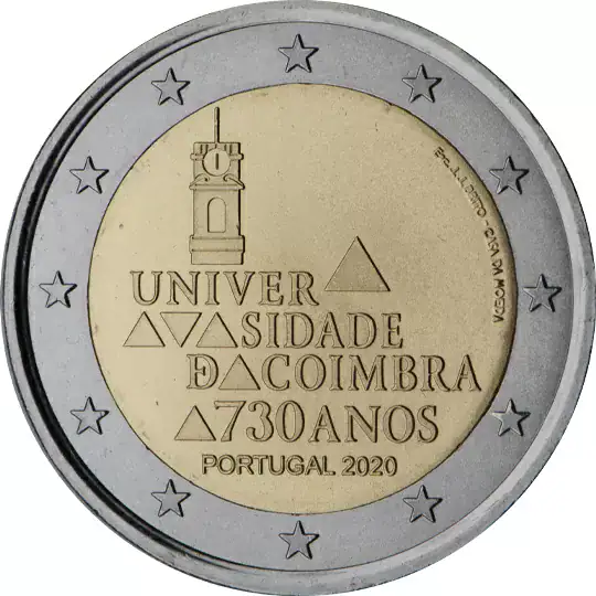 2 Euros Comemorativos 2020